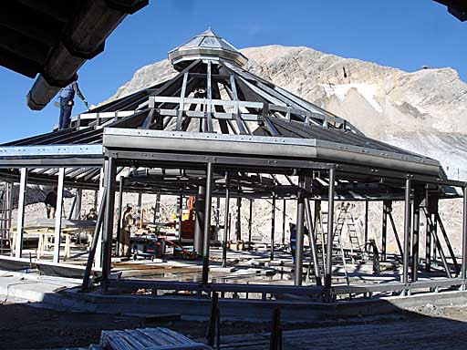 Bau des Gletschgarten